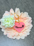 porte clé gros coeur maman